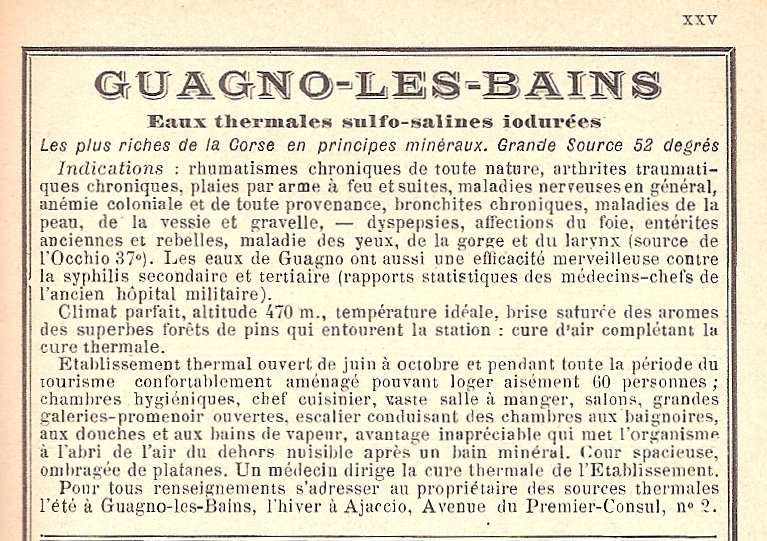 Les bains de Guagno